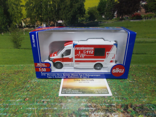 2115-Mercedes -Benz Sprinter Miesentyp C Rettungswagen,neu,1:50