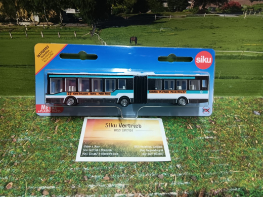 1617-001-03 -Siku International,Gelenkbus RATP,Siku Blister,neu in OVP