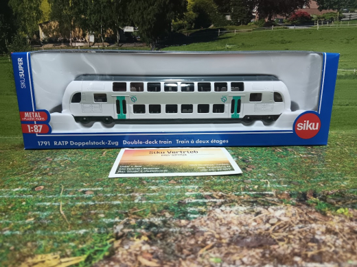 1791 001 01- Siku International, Doppelstock - Zug  RATP , 1/87, neu in OVP