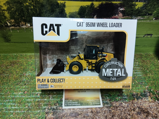 Cat Metallmodell 950M Radlader,1:64,neu in OVP,Baumaschine,Baustellenfahrzeug