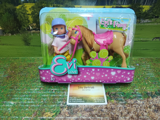 Evis Ponny Spielset inkl.Pferdchen u.Zubehör,neu in OVP,versch.Farben