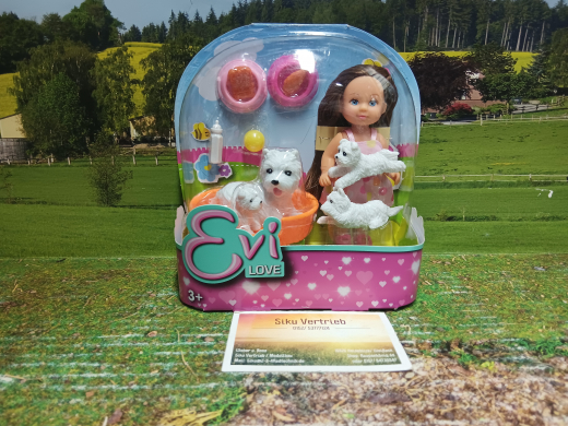 Evi Love Tierarztfreundin Spielset inkl.Puppe,4 Hunde u.viel Zubehör,neu in OVP