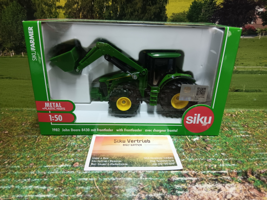 1982 - John Deere mit Frontlader,1:50,neu in OVP