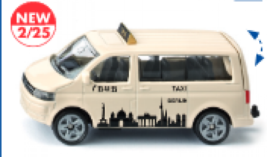 1555- Großraumtaxi, Neuheit 2/2025, Siku Blister,neu in OVP