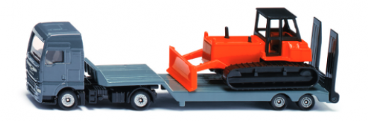 1762- MAN Lkw mit Planierraupe, Neuheit 2/25, neu in OVP