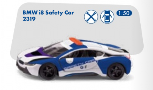 2319- BMW i8 Safety Car, 1:50,Neuheit 1/2026