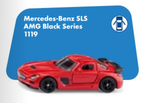 1119-Mercedes Benz  SLS AMG Black Series, Siku Blister,Neuheit 1/2026