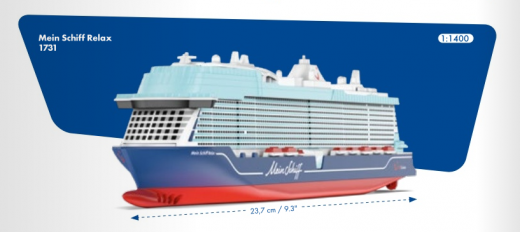 1731-Mein Schiff Relax, 1:1400,Neuheit 1/2026