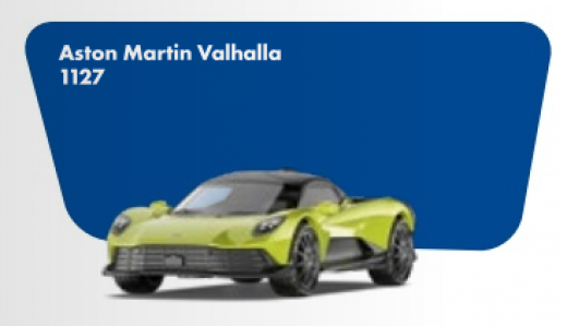 1127-Aston Martin Valhalla,Siku Blister, Neuheit 2/2026