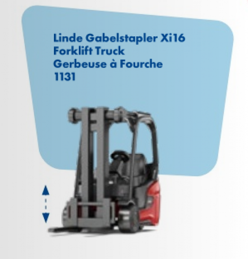 1131-Linde Gabelstapler Xi16,Siku Blister,Neuheit 2/2026