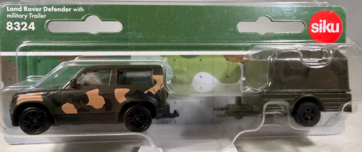 8324 – Land Rover Defender  with military trailer