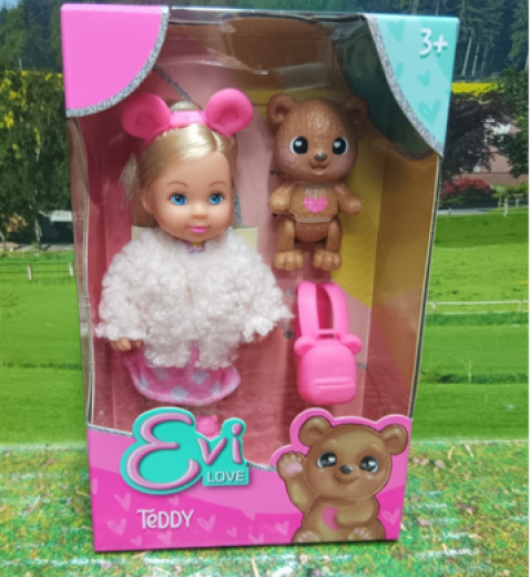 Simba Evi Love Teddy, Spielset inkl. Zubehör,ca 12cm,neu