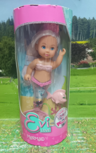 Evis Püppchen Spielset Evi Meerjungfrau, mit Zubehör, neu in OVP, Simba/Dicki