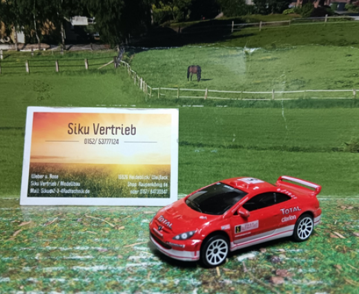 Majorette Peugeot 307 WRC, 1:64,neu in OVP,metall/kunststoff,älteres Modell