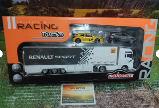 Racing Truck inkl.2 PKWs,neu in OVP,altes Modell