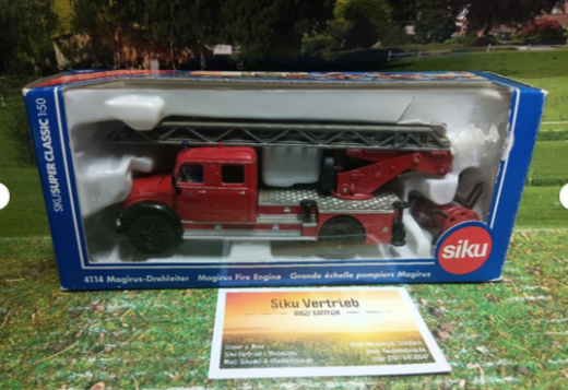 4114 - Magirus Drehleiter, 1:50,neu in OVP, Feuerwehr