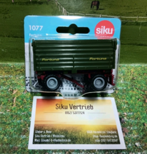 1077 - Anhänger,Siku Blister,neu in OVP