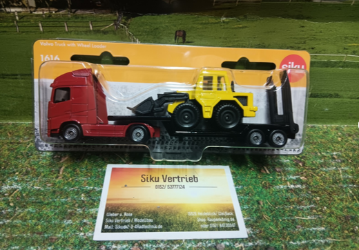 1616 - LKW mit Radlader,Siku Blister,neu in OVP