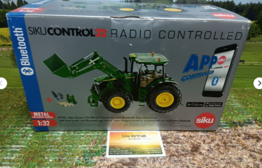 6792 - John Deere 7310R mit Frontlader / Bluetooth App-Steuerung