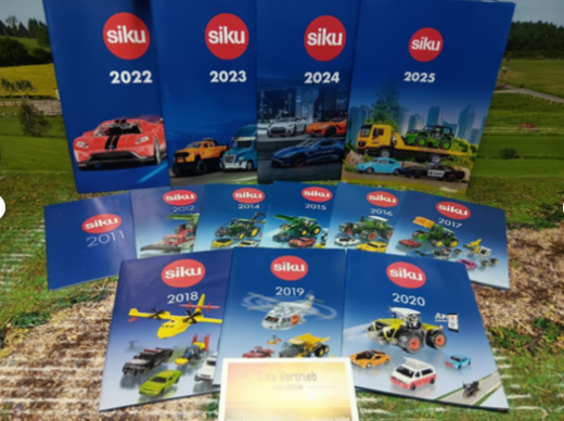 1001 - 12 Siku Kataloge klein/groß A5 2011,2012,-2024-2025,neu,Kundenkataloge