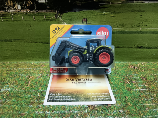 1392 - Claas Axion Frontlader,Siku Blister,neu in OVP