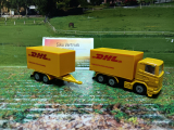 1694-LKW mit Anhänger DHL, Neuheit,neu in OVP,Siku Blister