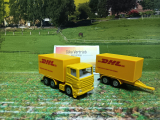 1694-LKW mit Anhänger DHL, Neuheit,neu in OVP,Siku Blister