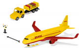 DHL Frachtflugzeug mit Zubehör,Neuheit 2/24,neu in OVP,1:50