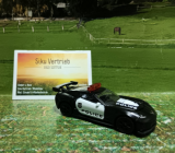 1545-Chevrolet Corvette ZR1 Police,Siku Blister,neu in OVP