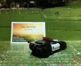 1545-Chevrolet Corvette ZR1 Police,Siku Blister,neu in OVP