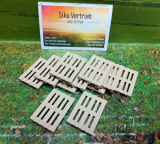 Siku 12 Stück-Paletten,1:50,neu in OVP,Ladegut,Baustelle,Bauernhof