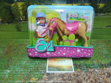 süßes Puppenset mit Pferd,versch.Farben,Evis Pony,neu in OVP