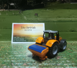 1563- Massey Ferguson mit Salzstreuer, Neuheit 2/25, Siku Blister,neu in OVP