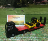 1760- MAN LKW mit Strassenwalze, Neuheit 2/25,neu in OVP