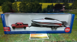 2568- Ford F150 mit Motorboot, Neuheit 1/25, 1:55,neu in OVP