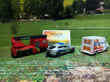 Majorette -Einsatz Fahrzeuge, 3er Set, Feuerwehr, Krankenwagen, neu in OVP, 1:64