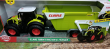 Claas mit Sound und Kippanhänger,ca:54 cm,neu in OVP