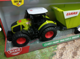 Claas mit Sound und Kippanhänger,ca:54 cm,neu in OVP