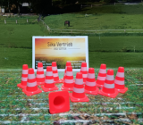 15 Absperrkegel, Modellbau,Spielkegel,neu in OVP ca.:2,5x1,5cm