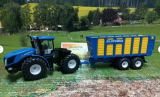 1947 - New Holland t9.860 mit silagewagen,1:50,neu in OVP