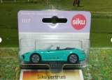 1117-Porsche 911 Turbo S Cabriolet, Siku Blister,Neuheit 1/2026