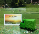 1111-Piaggio Ape Verde,Siku Blister Neuheit 1/2026
