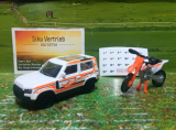 1114-Land Rover Defender mit KTM Motorrad,Neuheit 1/2026,Siku Blister