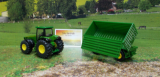 1953 - John Deere Traktor mit Anhänger,neu in OVP,1:50