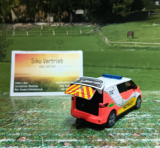 1113-VW Buzz Krankenwagen, Siku Blister, Neuheit 2026