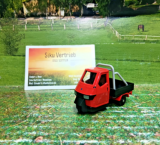 1122-Piaggio Ape Cross,Siku Blister, Neuheit 2/2026