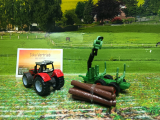 1134-Massey Ferguson mit Forstanhänger,Siku Blister,Neuheit 2/2026