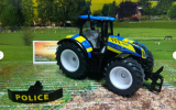 3297-New Hollan Polizei Traktor,1:32,Neuheit 2/2026
