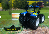 3297-New Hollan Polizei Traktor,1:32,Neuheit 2/2026