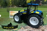 3297-New Hollan Polizei Traktor,1:32,Neuheit 2/2026